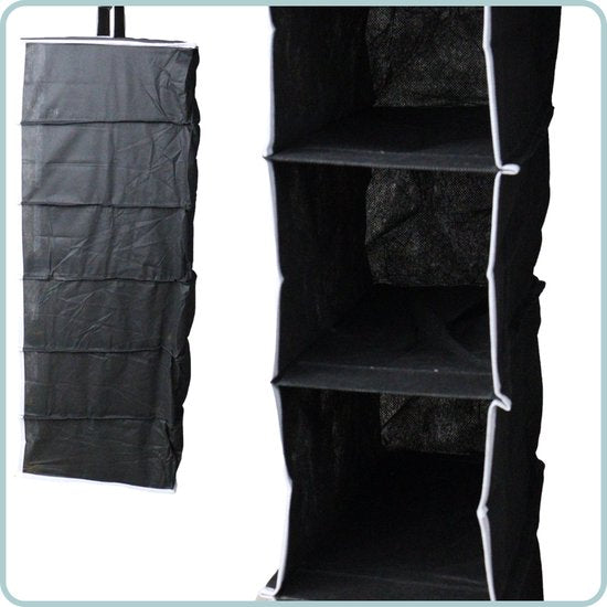 Nordix Organiser - avec 6 compartiments - Suspendre - Rangement - Sac à chaussures - Système de rangement