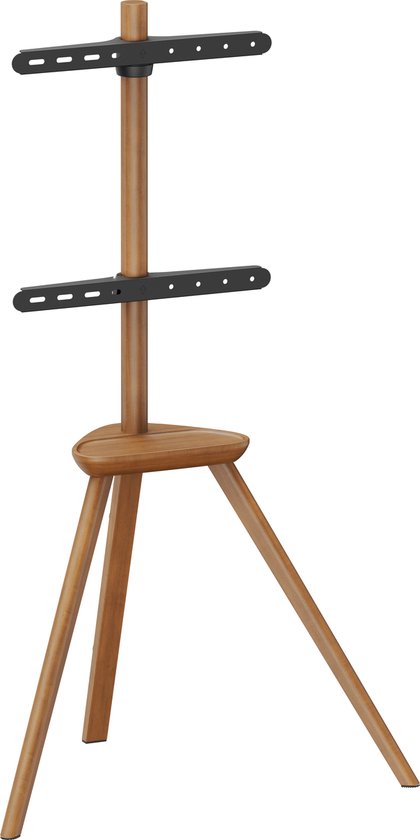 VDD TV Stand - Floor Stand - Studio Tripod - Easel Design - Up to 65 inches - Brown