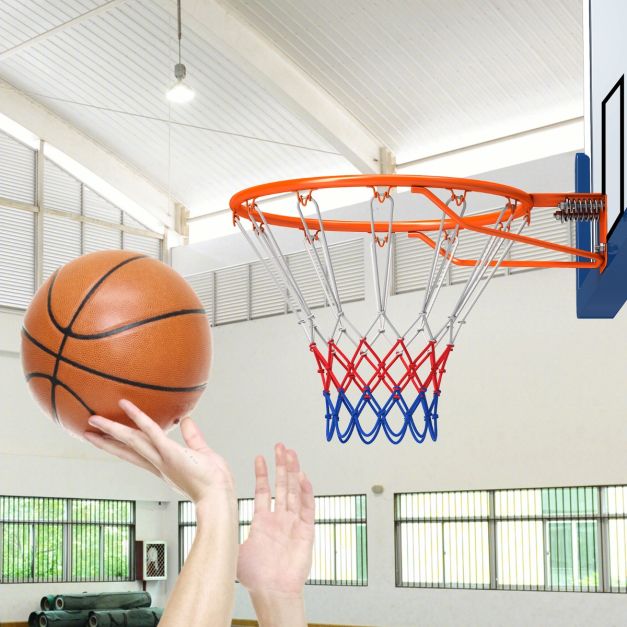 Coast 45 cm anneau de basket-ball avec filet pour toutes les saisons Support mural de basket-ball avec doubles ressorts