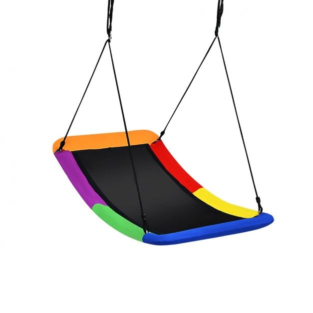 Coast Nest Swing - Balançoire de jardin incurvée 83 x 155 cm - Capacité de charge 150 kg - Fourrure