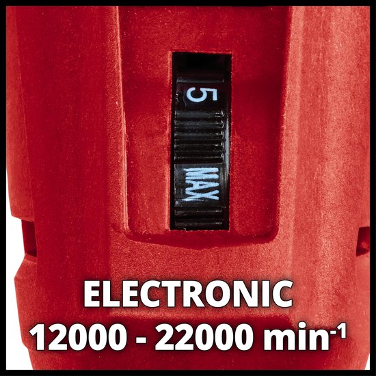 Ponceuse électrique Delta Einhell TC-DS 20 E - 200 W - Vitesse variable - Raccord pour aspiration de poussière - 9 feuilles de papier abrasif incluses