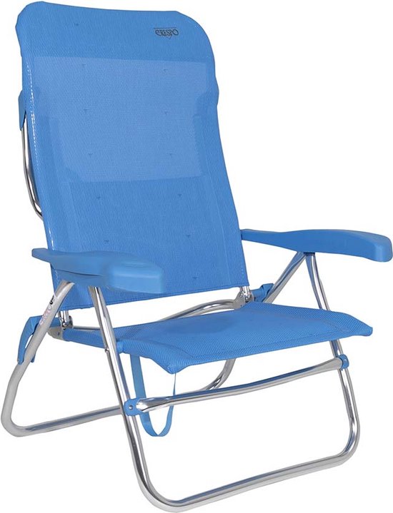 Crespo - Chaise de plage - AL/223 - Bleu