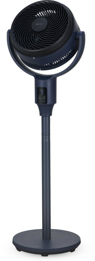 Ventilateur Bloomfold Breeze - 108 cm - Bleu nuit - Commande tactile - Oscillation 3D - Minuterie - 9 vitesses