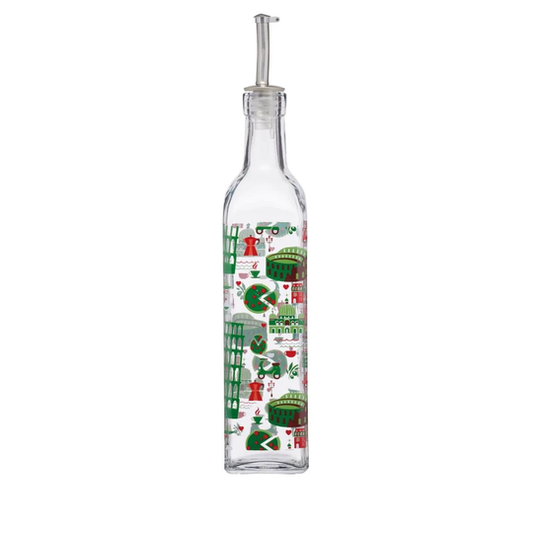 World of Flavours 550ml Verseurs d'huile et de vinaigre avec impression