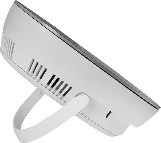 Smartwares FGA-13950 Moniteur de qualité de l'air - CO₂, dioxyde de carbone, température et humidité - Capteur et batterie de 10 ans - Indication de couleur LED, alarme de ventilation - Pour la maison, le bureau, la chambre à coucher, l'école, l'environne