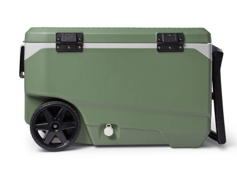 Glacière à roulettes Igloo EcoCool Latitude 90 - 85 litres - Vert vintage