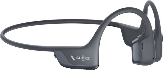 Casque de sport ouvert Shokz OpenRun Pro 2 - Conduction osseuse - Résistance à l'eau et à la sueur IP55 - Batterie de 12 heures - Noir