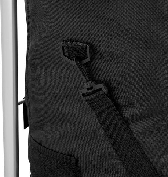 Chariot de supermarché 3en1 - 56L - Noir