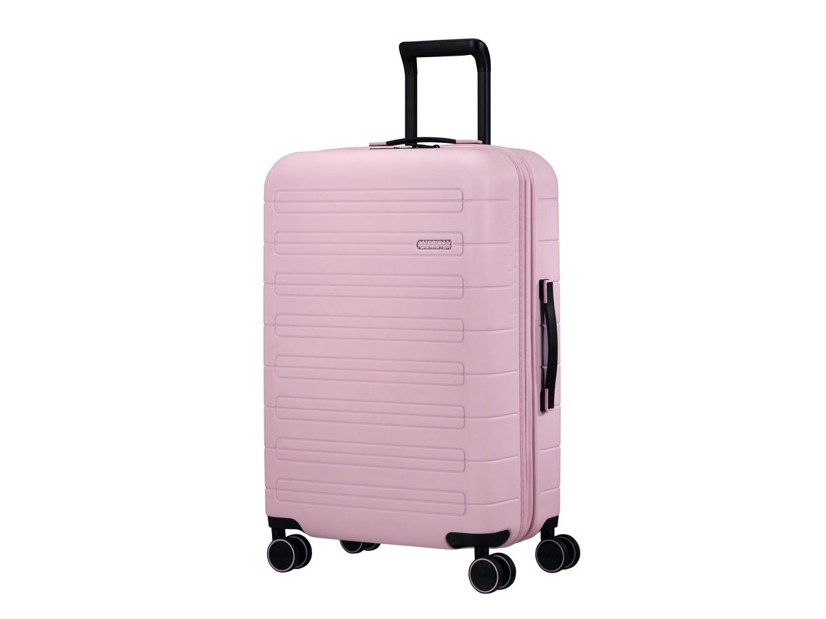 Valise à roulettes American Tourister Novastream Spinner - Capacité extensible - Serrure TSA - 67 cm - Dark Slate