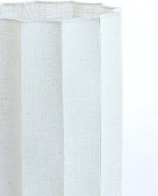 Light & Living Abat-jour cylindrique Disli - Blanc - Ø 18 cm - Moderne