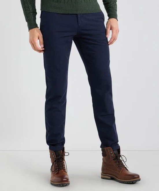 Pantalon chino McGregor en moleskine bleu foncé (navy) - Taille W 32 - L 34 - Homme