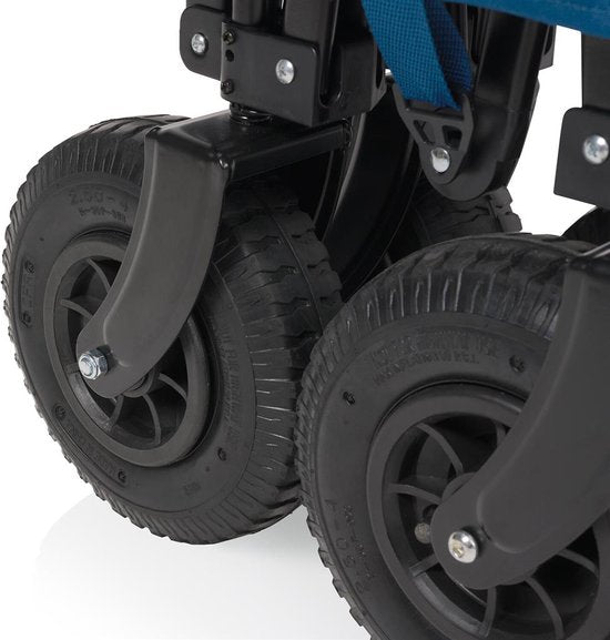 Chariot pliable - Chariot à roues pneumatiques - 43 x 21 x 80 cm - Capacité de charge jusqu'à 70 kg - Châssis en accordéon ultra-robuste - Plateau de fond et sac de rangement inclus - Chariot de traction, chariot de transport et chariot de plage pour le c