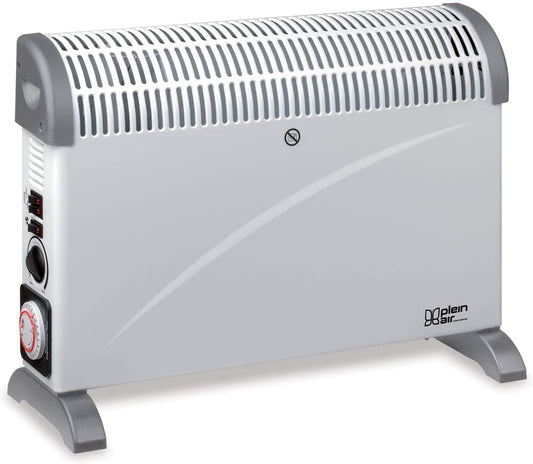 Chauffage électrique d'appoint Plein Air - Thermostat réglable 3 niveau - 2000W - Blanc