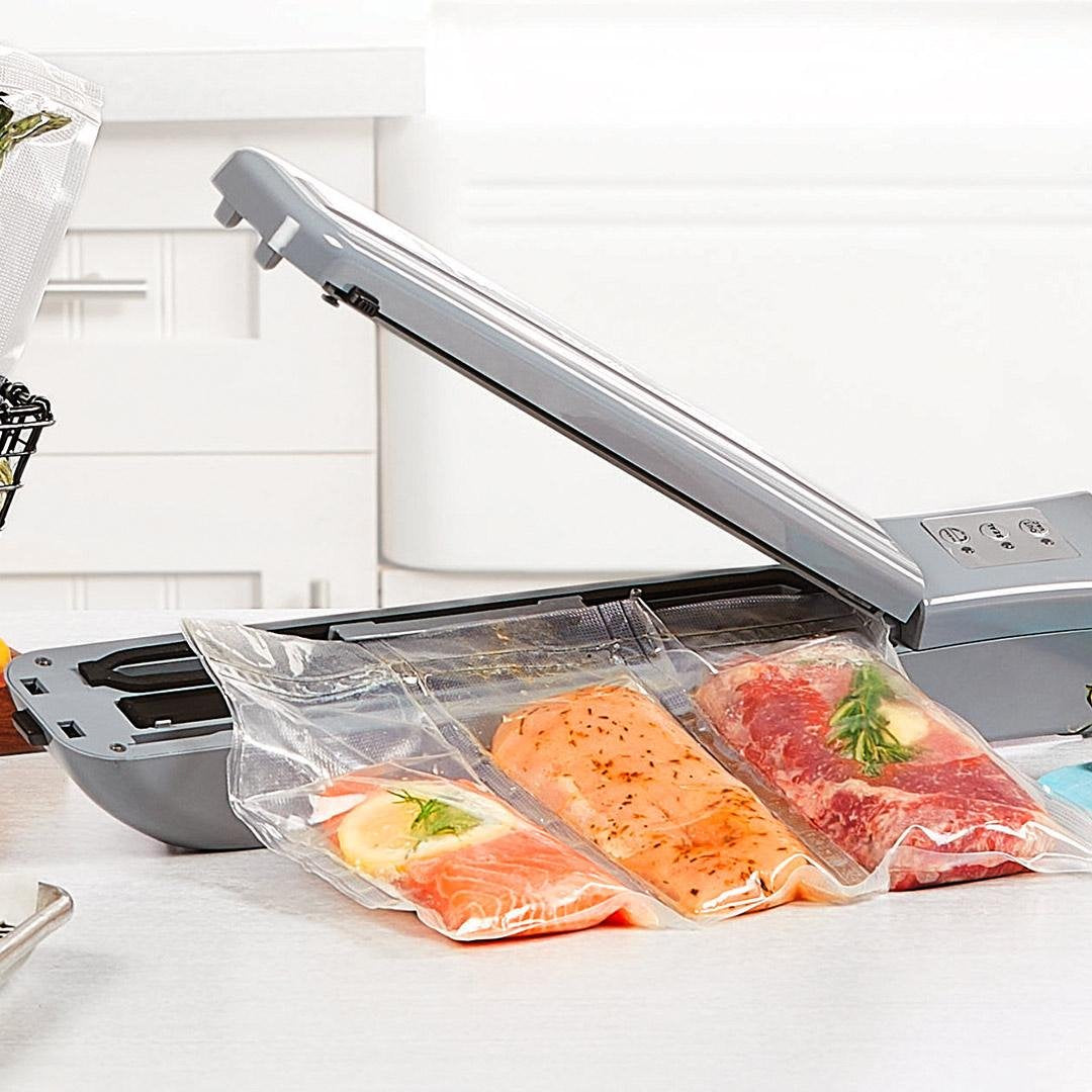 Appareil sous vide PowerXL Duo NutriSealer - Fonction 6 en 1 - Film et sachets inclus - Conserve les aliments 5 fois plus longtemps