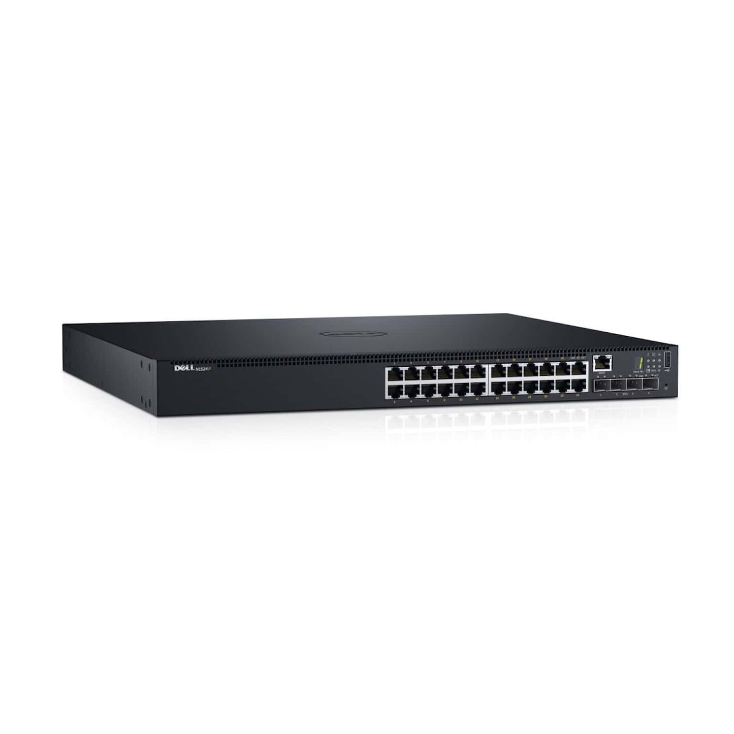 DELL N1524P Managed L3 Gigabit Ethernet (10/100/1000) Power over Ethernet (PoE) 1U - Noir