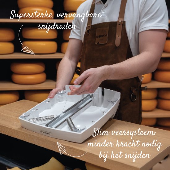 BOSKA Cheese Commander PRO+ - Trancheur de fromage - Trancheur professionnel pour fromage à pâte molle - Outil de comptoir - 320x400x125 mm