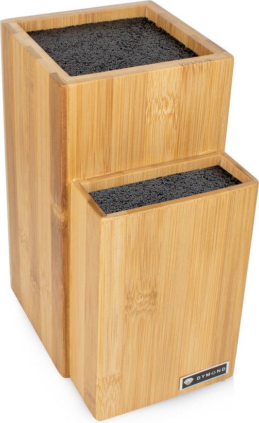 Bloc de couteaux Dymund - pour 15+ couteaux - Bois FSC durable - Universel - Bambou