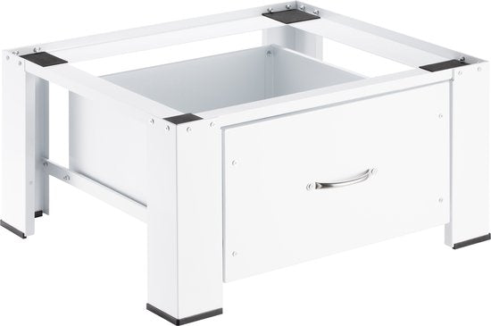 Elévateur de lave-linge en saillie avec tiroir de rangement - capacité de charge de 250 kg - universel