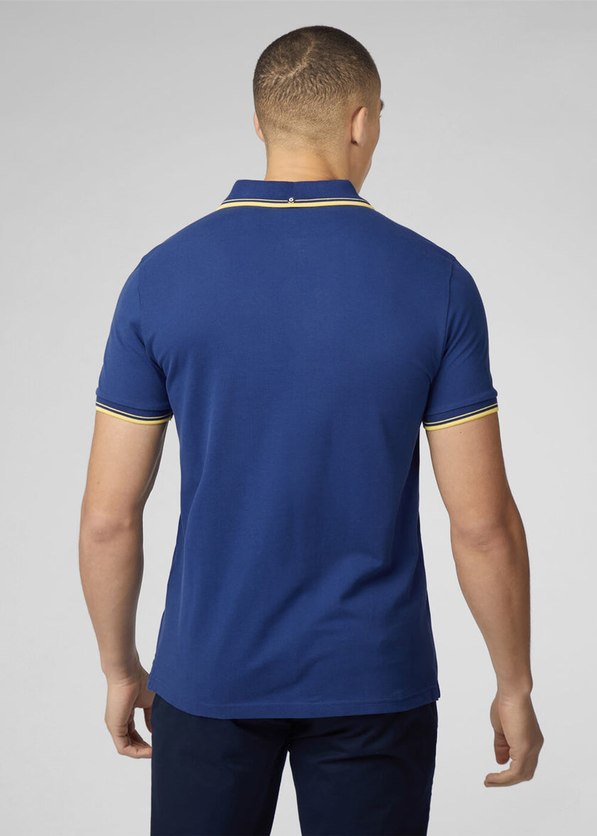 Polo Signature Ben Sherman - Homme - Casual & Stylish - Denim bleu foncé - Taille S