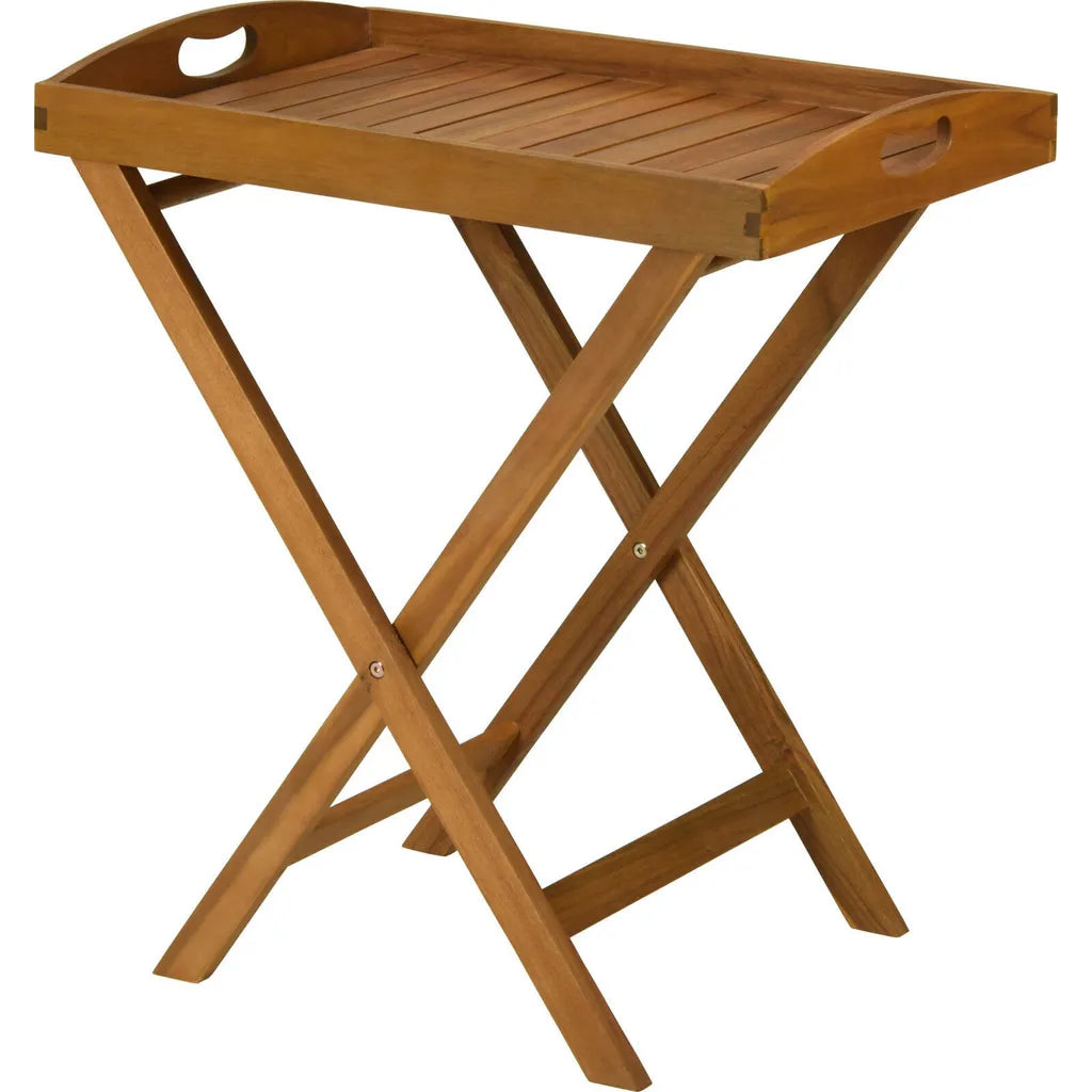 Sfeer Table plateau pliable - Marron - Bois d'acacia - 60x42x70 cm
