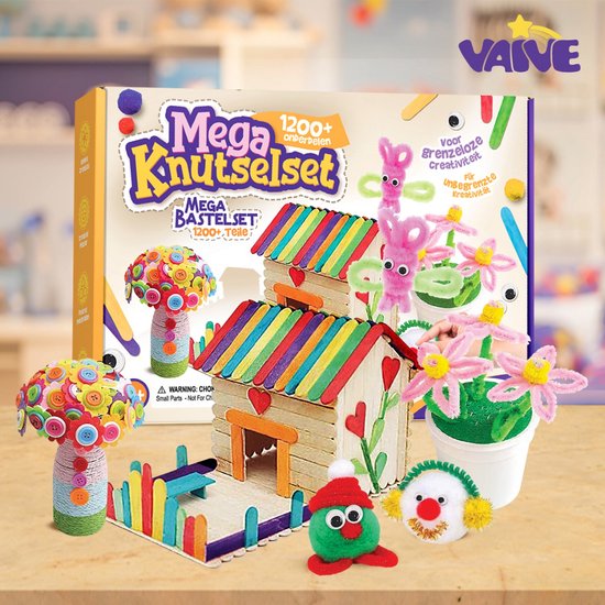 Kit de bricolage créatif - VAIVE - Pour enfants - Activités Manuelles - Dès 3 Ans