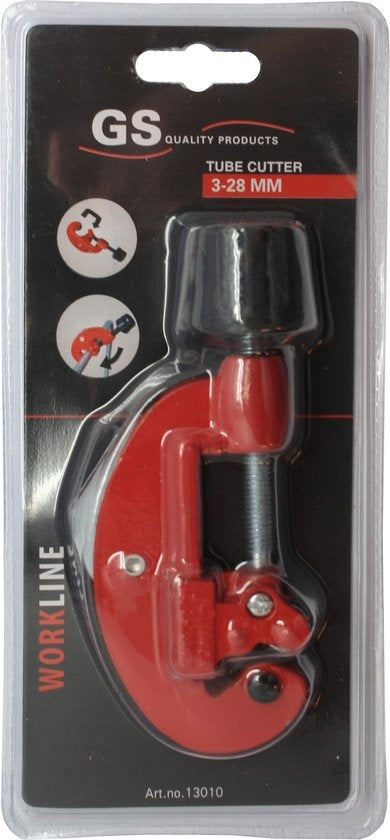 Coupe-tube GS 3-28 mm - Ébavureur - Rouge