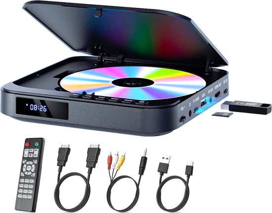 Mini lecteur DVD avec HDMI - 1080P Full HD