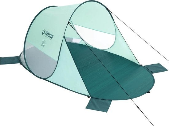 Bestway Tente de plage pop-up - Pavillo - 200x120x90 - Vert - Protection solaire UPF 80 - 2 personnes