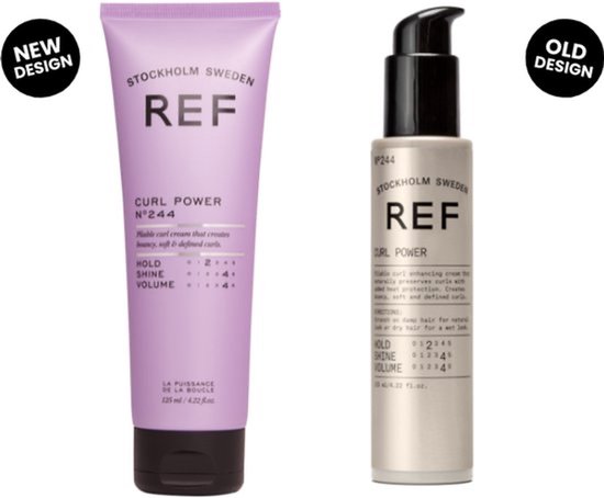 REF Stockholm - Curl Power - 125 ml - Crème pour boucles - Boucles - Coiffage des boucles - Produit pour boucles - Sans rinçage - NOUVEAU DESIGN !