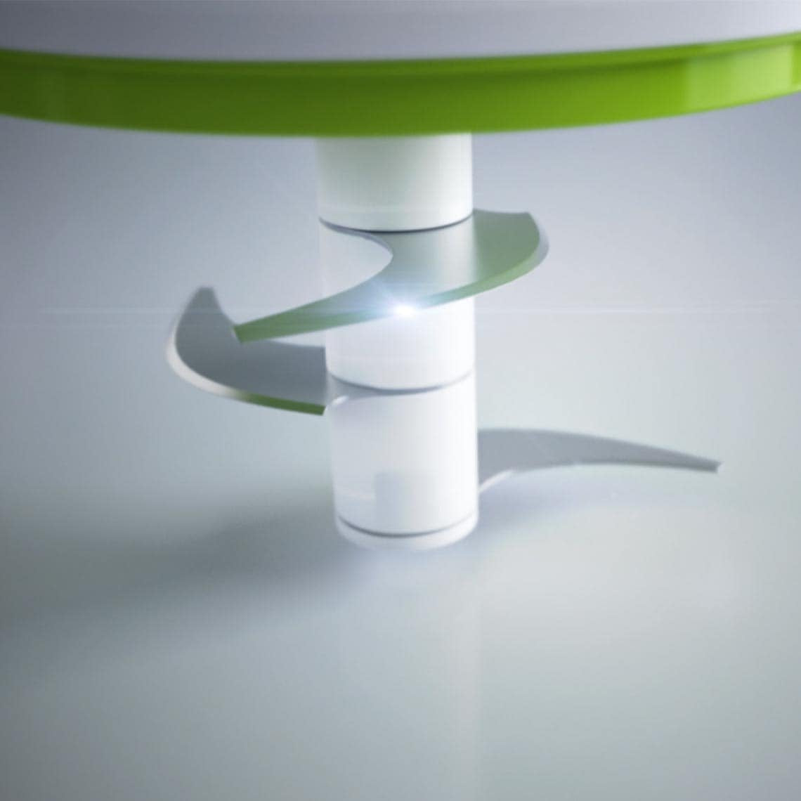 Hachoir Livington 3 Seconds - Design compact - Lames puissantes en acier inoxydable - Rechargeable via USB - Utilisation simple d'une seule main