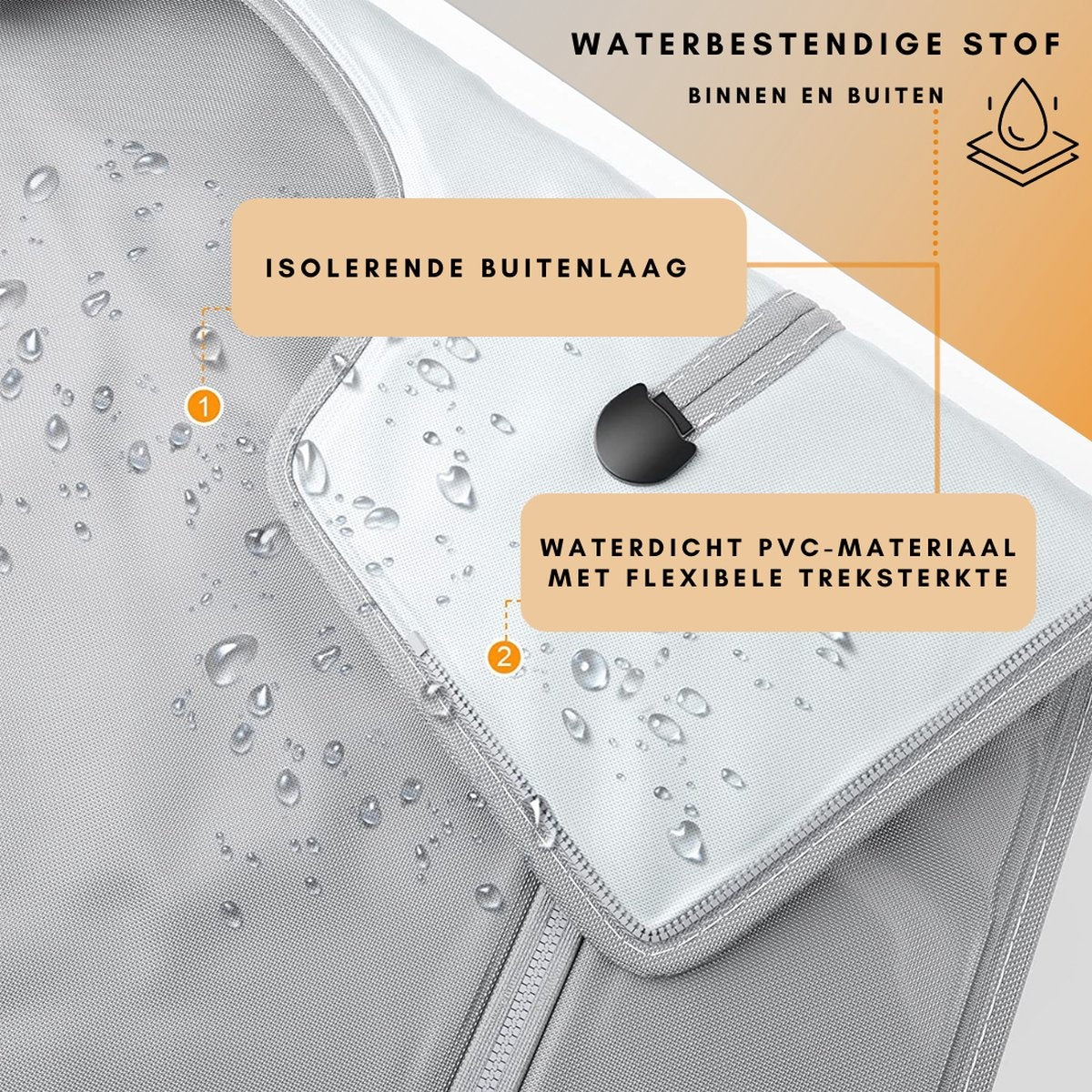 Couverture de sauna infrarouge Niceey - Couverture chauffante électrique - Gris