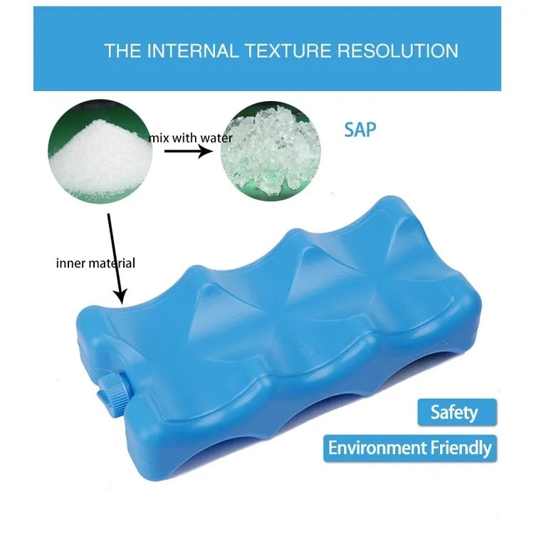 V-Coool Contoured Ice Brick - Élément réfrigérant pour le lait maternel, les aliments et les boissons