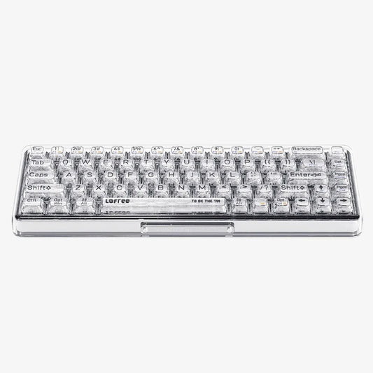 Clavier mécanique Lofree OE907 65 % transparent - QWERTY Bluetooth 5.1 - 30,6 x 14,4 x 4,3 cm