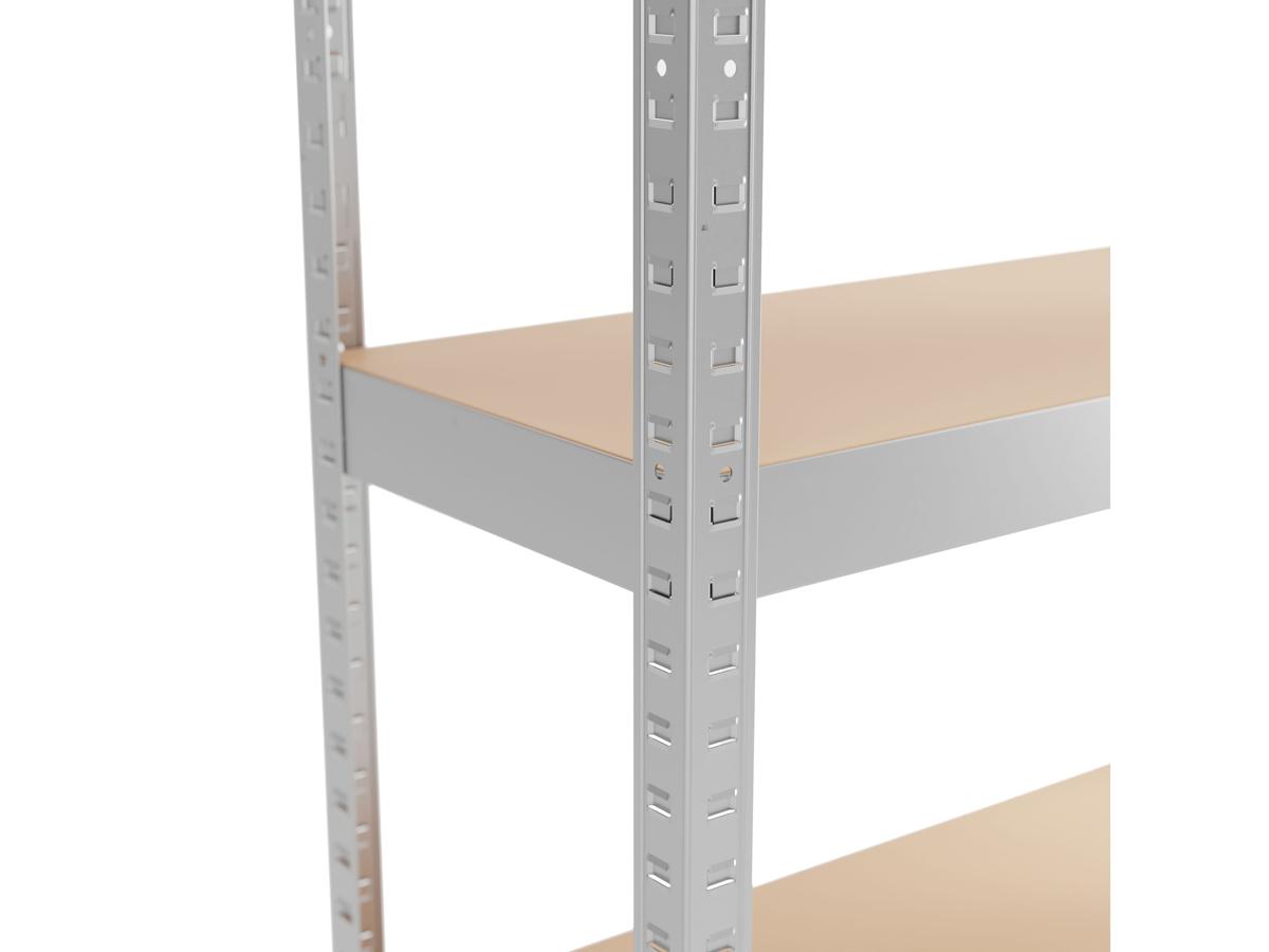 Étagère métallique Metalkas - Acier - Noir - 40 x 90 x 180 cm - Capacité de charge : 175 kg - Lot de 2