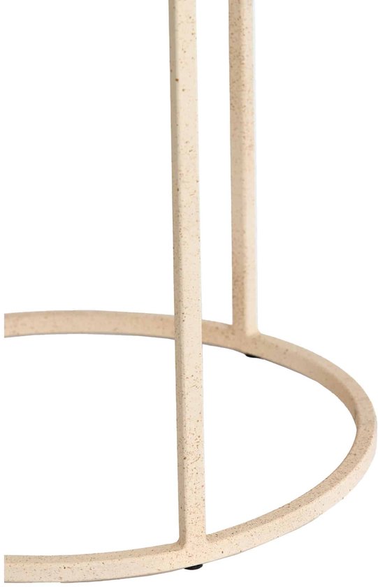 Light & Living Table d'appoint Sadar - Marron - Ø52x46cm + Ø50x40cm -.