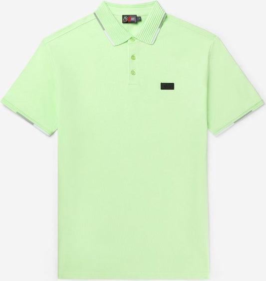 AB Lifestyle - Polo tricolore | Vert Pastel - Homme - Taille : XS