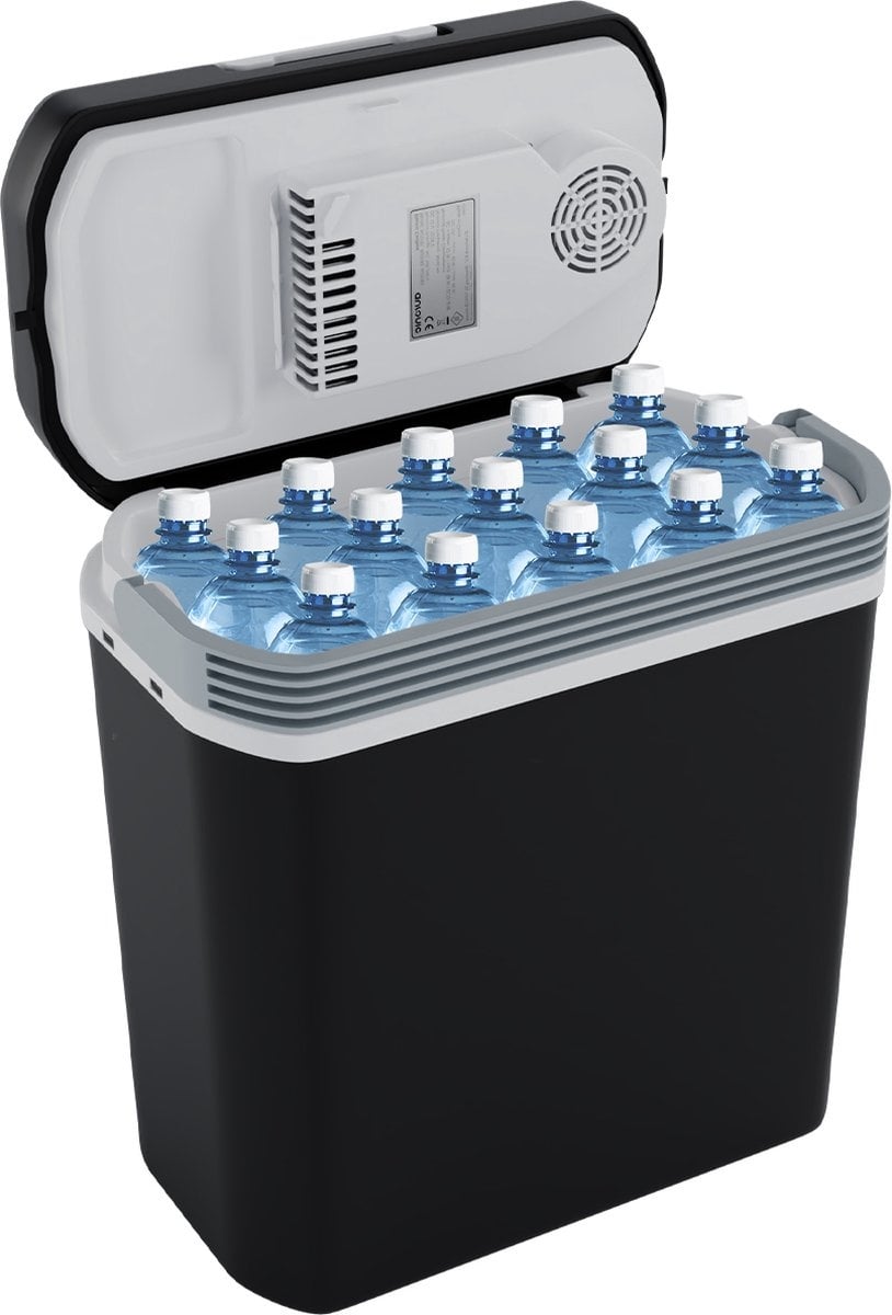 Glacière électrique Auronic - 20L - 12V et 240V - Chaud/ Froid - Noir