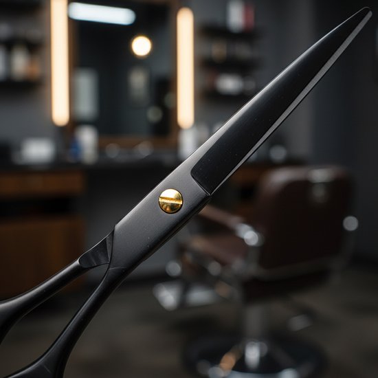 Ciseaux de coiffure ProTrue avec étui en cuir - Kit de coiffure - Ciseaux de coiffure pour droitiers