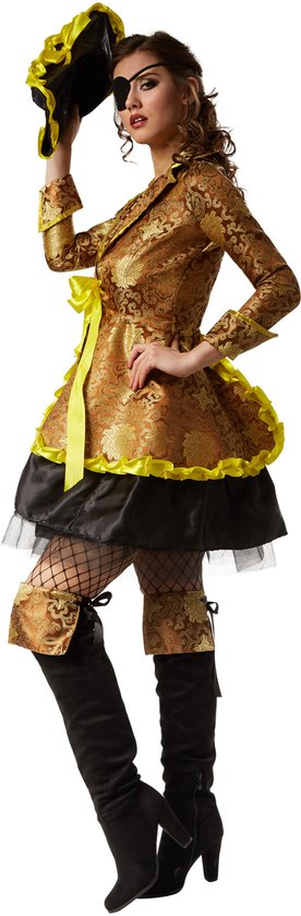 dressforfun - Costume femme flibustier orné S - robe costume Halloween dress up partywear carnaval costume carnaval partywear - 301769