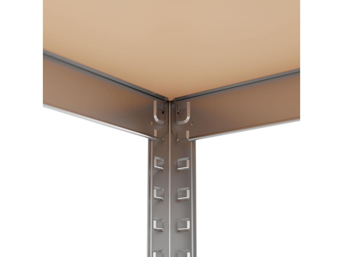 Étagère métallique Metalkas - Acier - Noir - 40 x 90 x 180 cm - Capacité de charge : 175 kg - Lot de 2