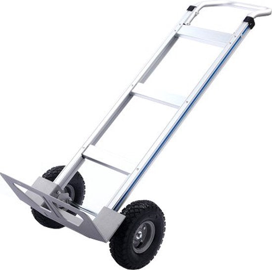 BRASQ Chariot pliable en aluminium - Capacité 250 KG - Chariot de transport - Chariot à plate-forme - Chariot