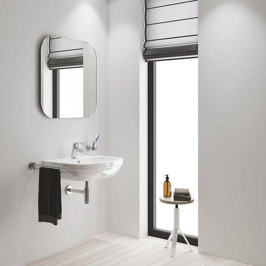 Robinet de lavabo GROHE Eurosmart New - Bec bas - Avec chaîne d'arrêt - Chromé