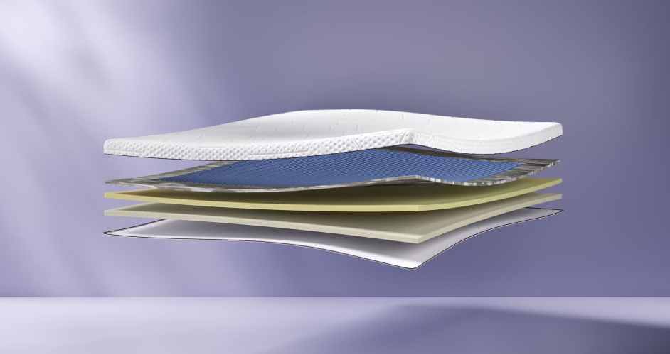 Surmatelas emma airgrid - 160 x 200 cm - respirabilité maximale et soulagement de la pression