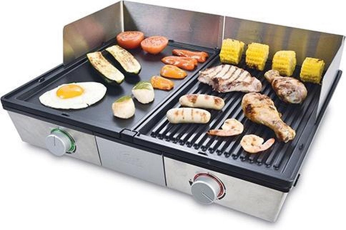 Grill Solis 7951 - Argent/Noir - en acier inoxydable