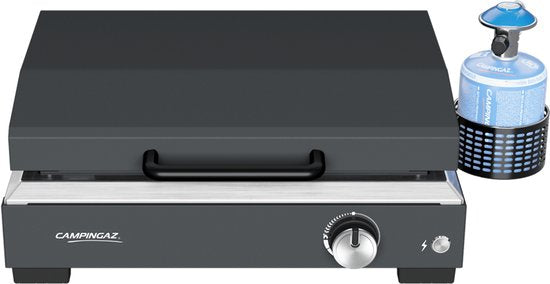 Plaque de cuisson Campingaz Sigma 1 CV - Surface de cuisson de 1 350 cm² – Brûleur Blue Flame pour une répartition optimale de la chaleur – Gris basalte