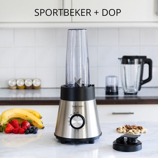 Blender - Safecourt Kitchen - Mixeur Smoothie puissant - 1000W - 1.5L