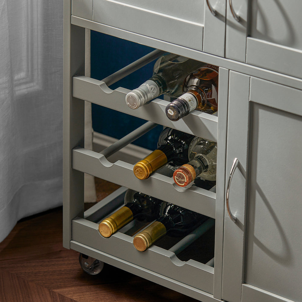 Desserte - SoBuy - Chariot de cuisine - Max. 60KG - 67 x 87 x 38 cm - Gris