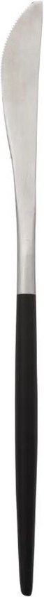 Lot de 24 couverts IDA Noir & Argent - Acier inoxydable