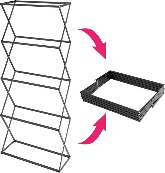 tectake - Support vertical pour plantes avec 4 bacs - 403445