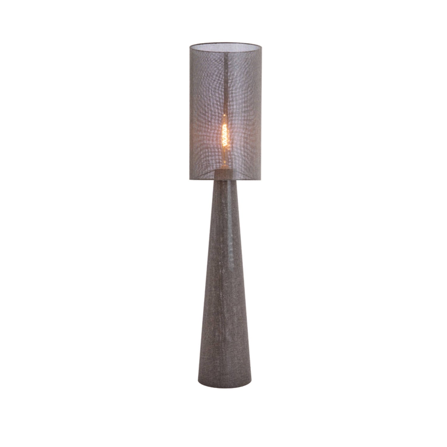 Lampe sur pied Micky - Lin - Ø 38 x 180 cm - Marron